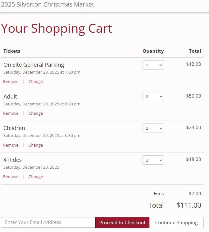 ticket prices
