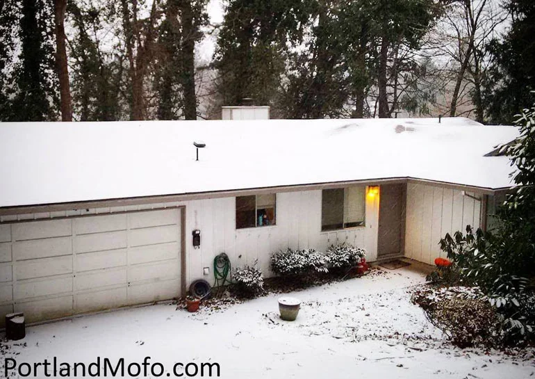does it snow in portland