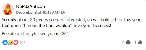 north portland santacon cancelled 